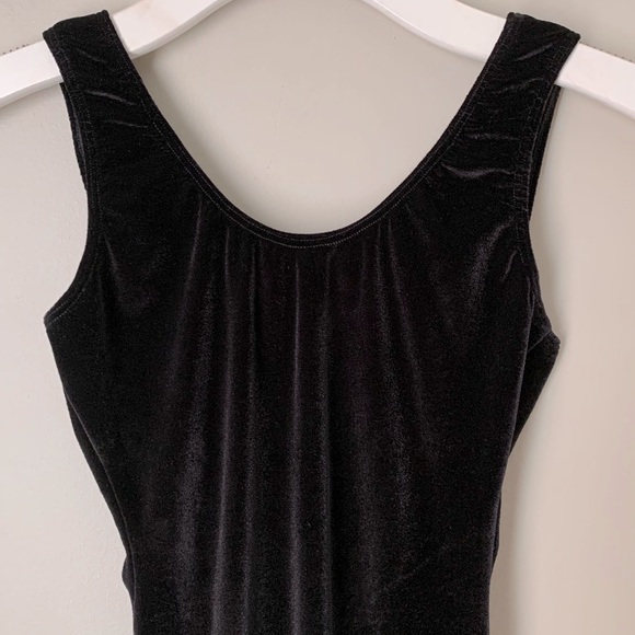American Apparel size XS scoop back velvet dress NWT - Picture 7 of 11